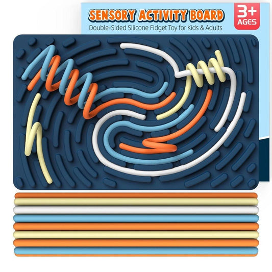 Sensor Activity Board Double-Sided Silicone Montessori Toys